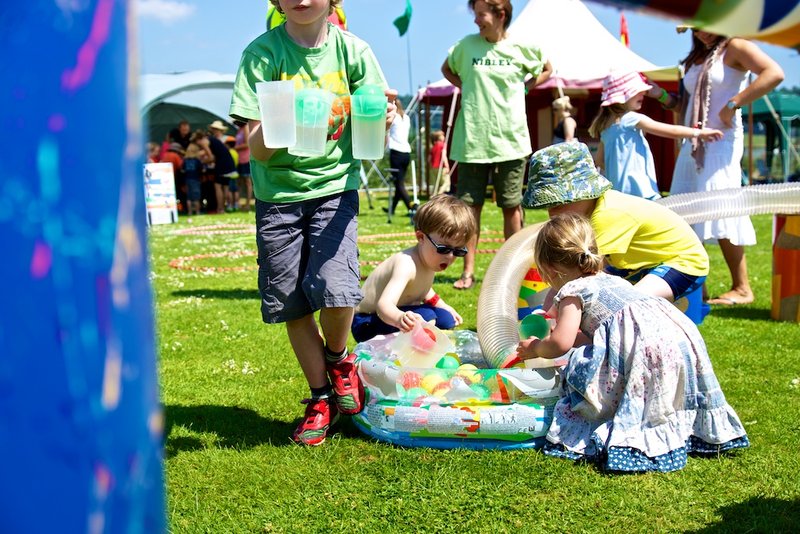 Water run at Nibley Festival.  Photo by www.cheltphoto.co.uk