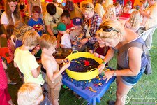 Making juggling balls.  Photo by www.tammylynn.co.uk