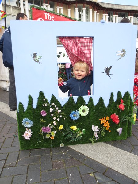 Fun in the fairy playhouse at Vegfest 2014.