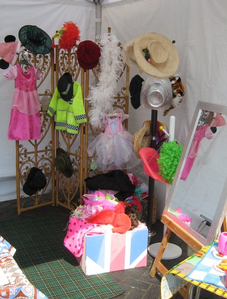 Dressing up corner ready for action!