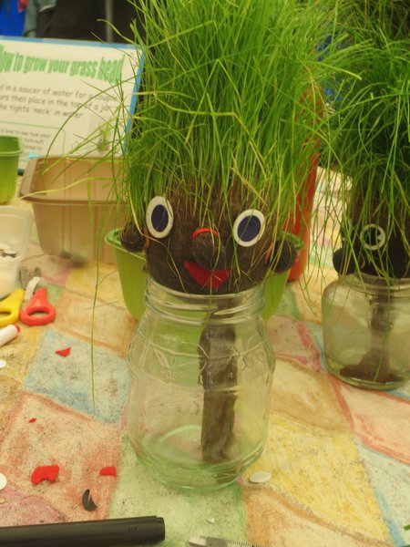 Grass heads, Green Man 2016