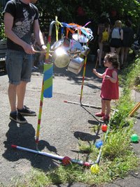 Playing the Saucepans